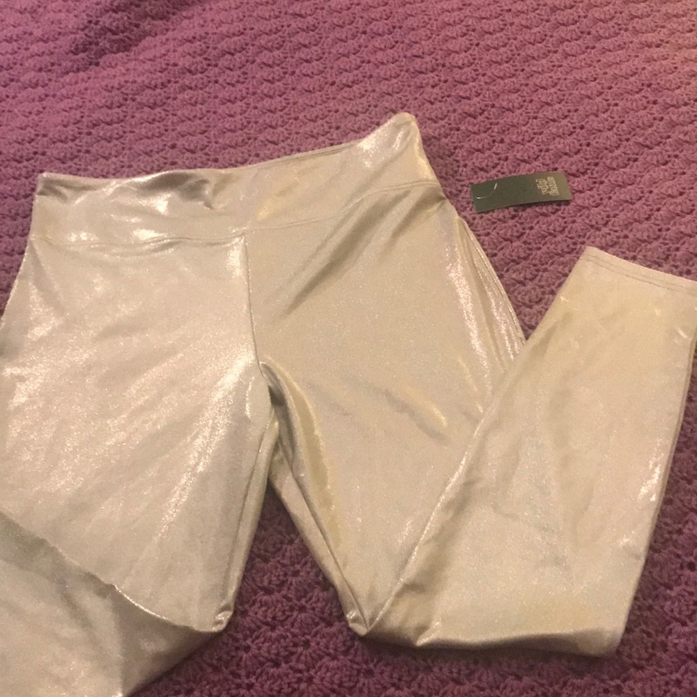 Shiny long leggings